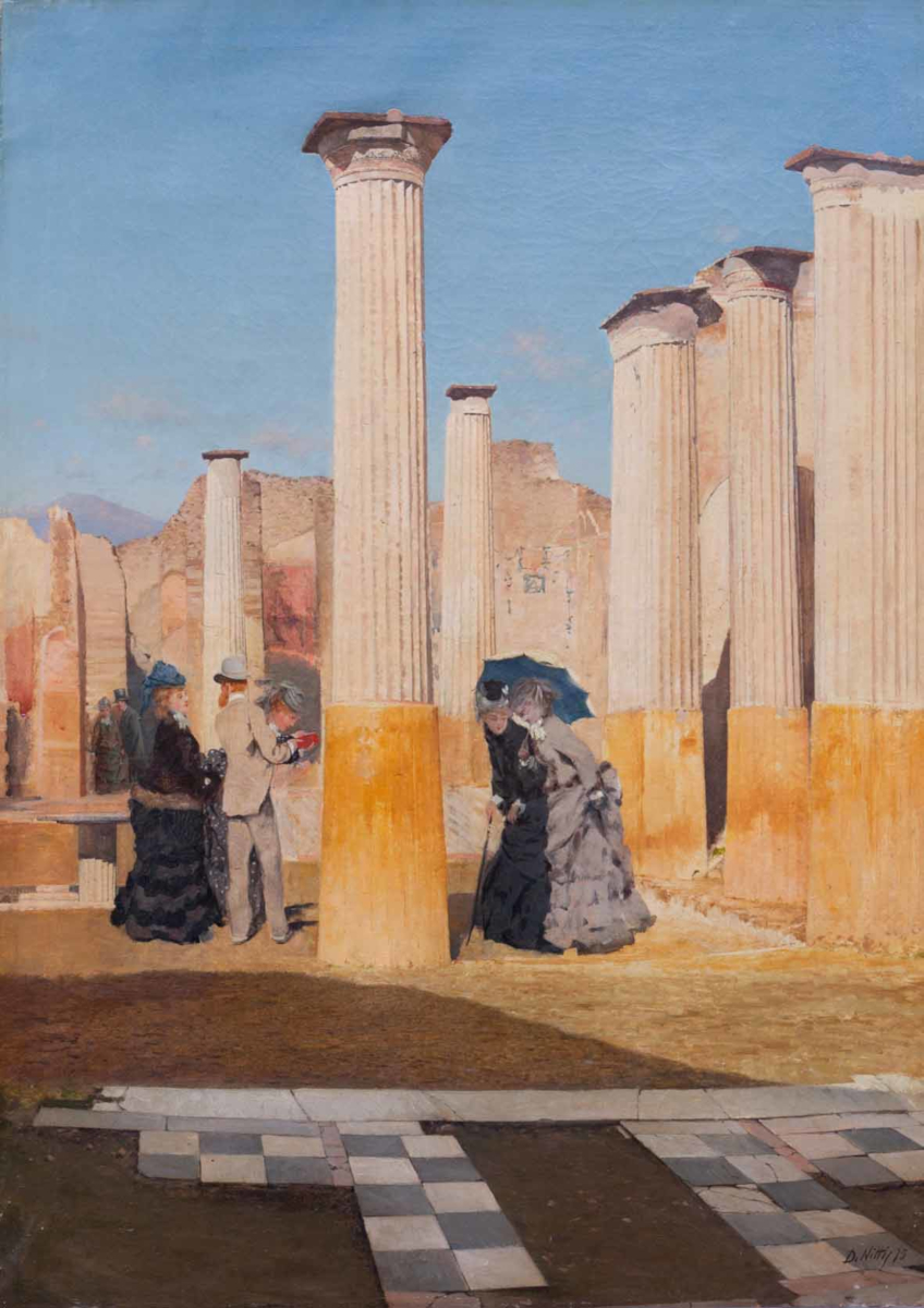 Il foro di Pompei di Giuseppe De Nittis
