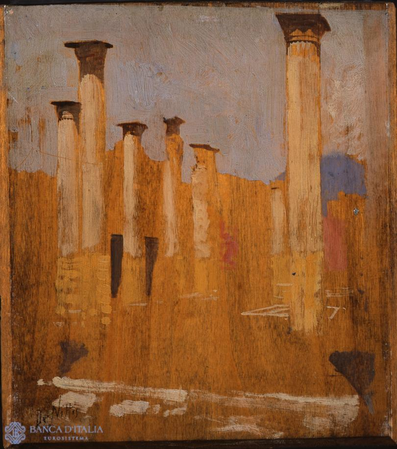 Il foro di Pompei di Giuseppe De Nittis, Collezione d'arte della Banca d'Italia