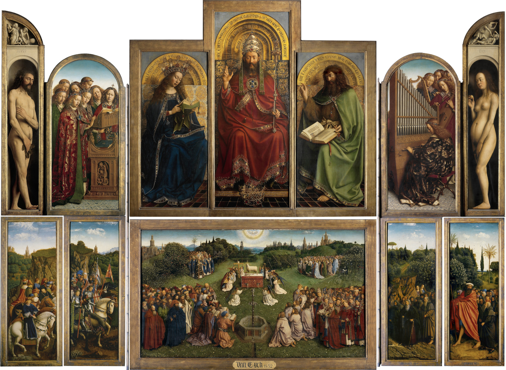 Polittico dell'Agnello Mistico o Polittico di Gand di Jan van Eyck