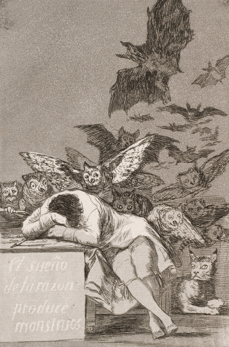 Il sonno della ragione genera mostri di Goya