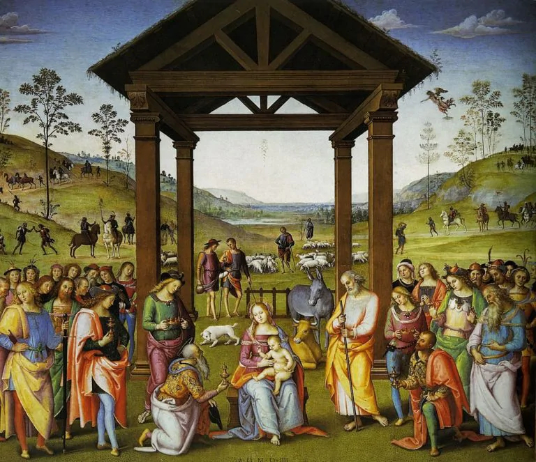 Adorazione dei Magi del Perugino di Città della Pieve