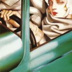 Autoritratto sulla Bugatti verde di Tamara de Lempicka