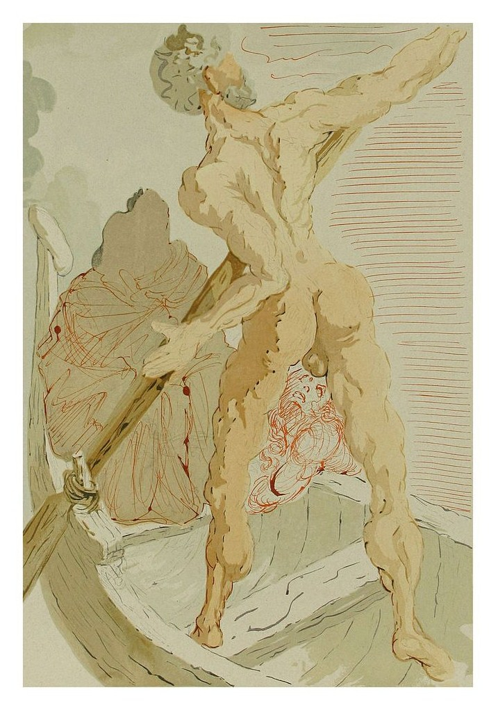 La Divina Commedia di Dalí - Caronte