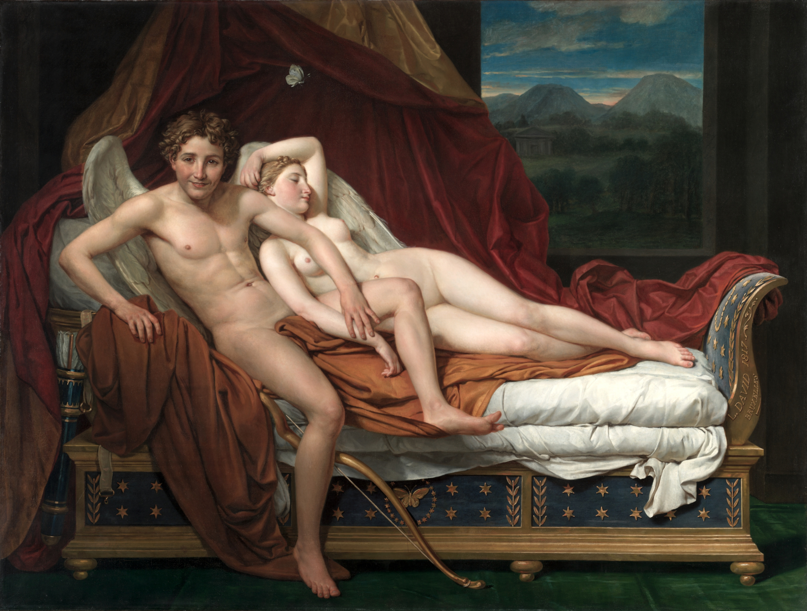 Amore e Psiche di Jacques-Louis David
