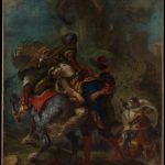 Il rapimento di Rebecca di Eugène Delacroix