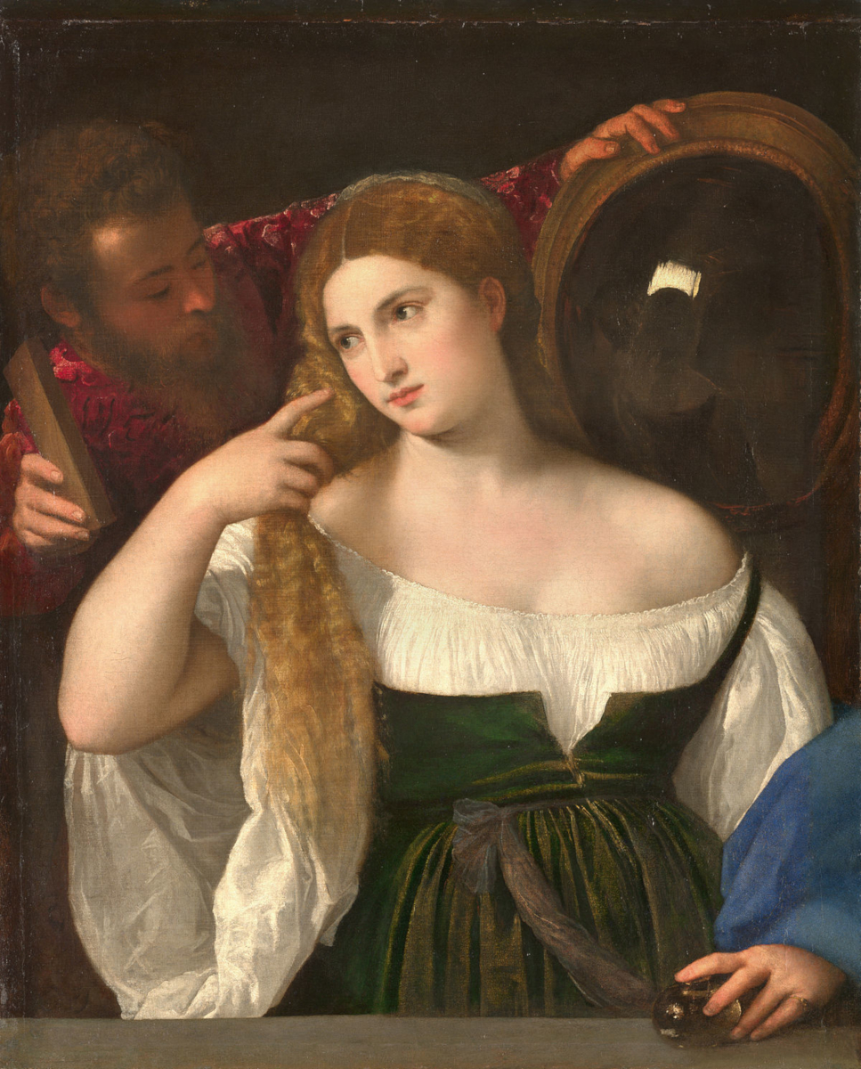 Donna allo specchio di Tiziano