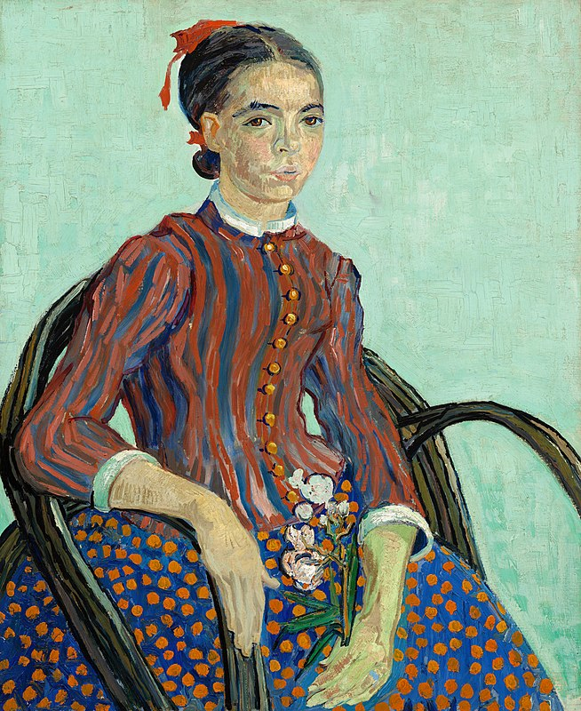 La Mousmé seduta di Vincent van Gogh