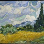 Campo di grano con cipressi di Vincent van Gogh