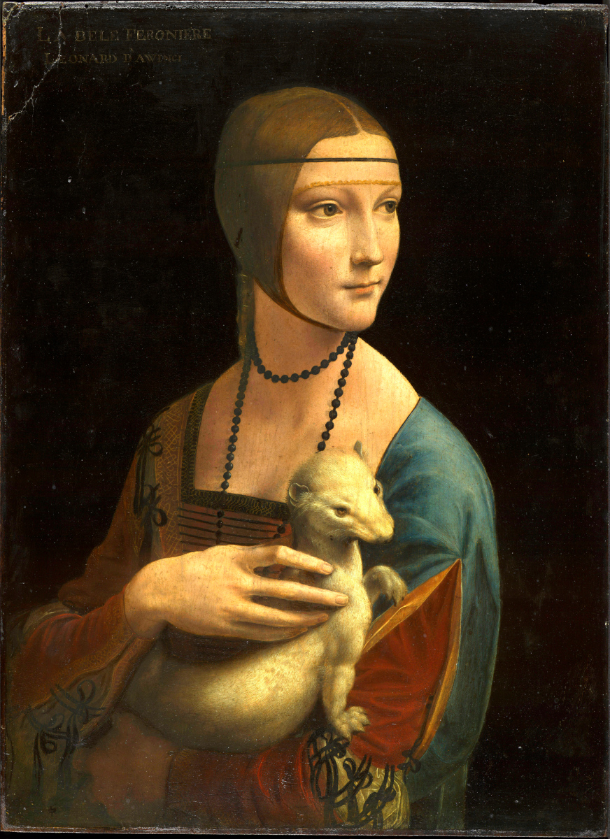 Dama con l'ermellino di Leonardo da Vinci