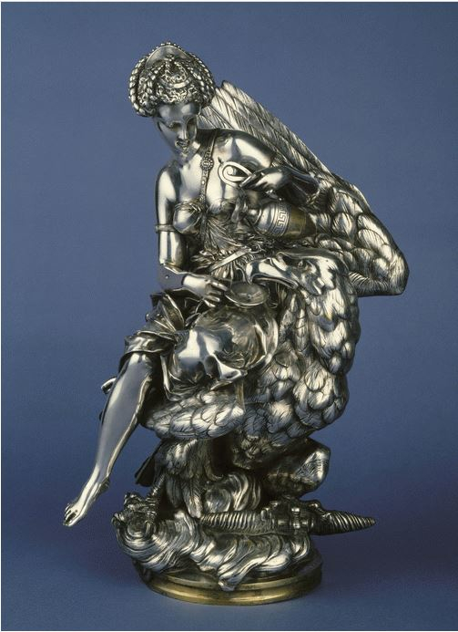 Ebe e l'aquila di Giove di Albert-Ernest Carrier-Belleuse