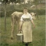Ritratto di Manda Lamétrie, lattaia di Alfred Roll
