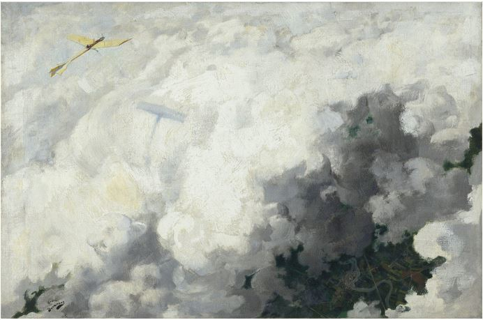 L'unico uccello che vola sopra le nuvole di André Devambez