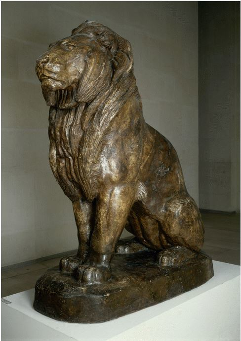 Leone seduto di Antoine-Louis Barye