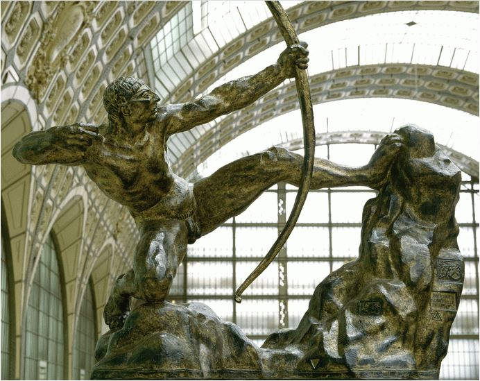 Eracle arciere di Emile-Antoine Bourdelle