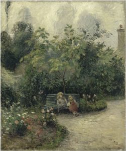 Angolo di giardino di Camille Pissarro