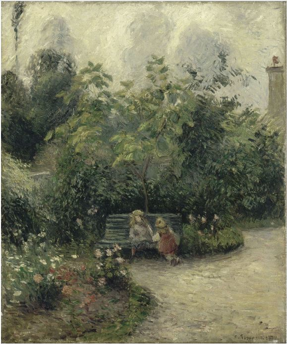Angolo di giardino di Camille Pissarro