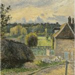 La casa della Folie ad Eragny di Camille Pissarro