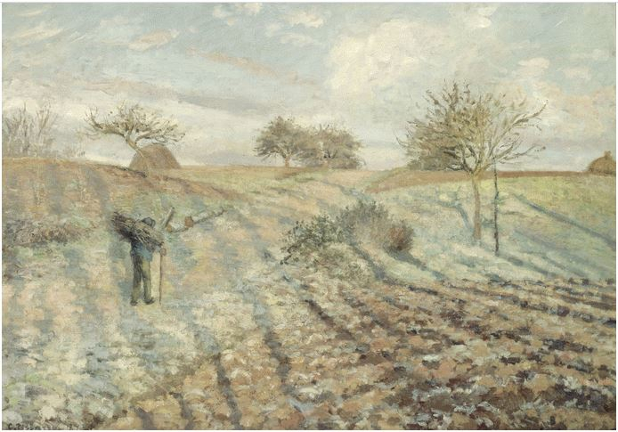 Gelata bianca di Camille Pissarro