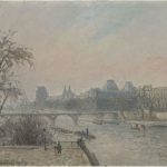 La Senna e il Louvre di Camille Pissarro