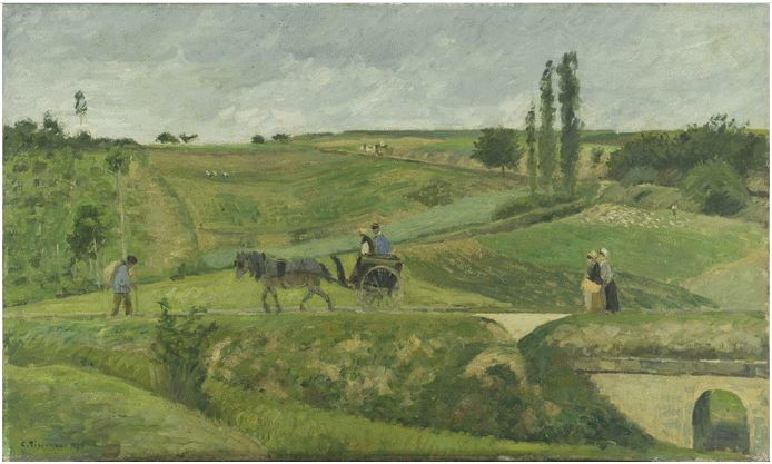 Strada d'Ennery di Camille Pissarro