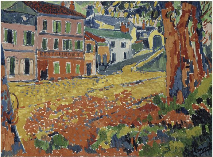 Ristorante La Machine a Bougival di Maurice de Vlaminck