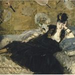 La dama con ventagli di Edouard Manet