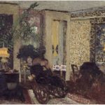 La sala con tre lampade di Edouard Vuillard