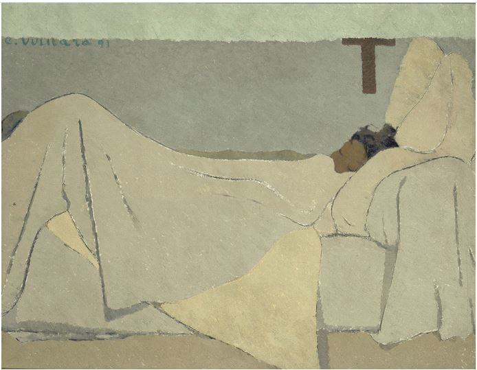 A letto di Edouard Vuillard