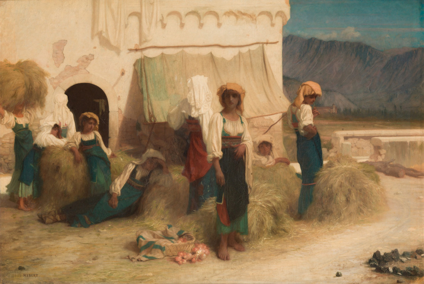 Le fienarole di San Germano di Ernest Hébert