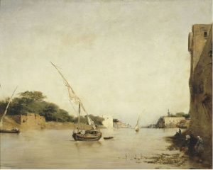 Veduta del Nilo di Eug&egrave;ne Fromentin