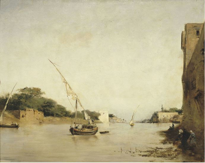 Veduta del Nilo di Eugène Fromentin