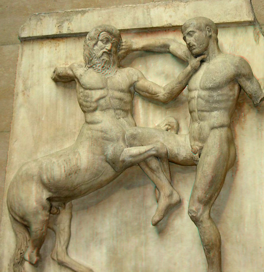 Lotta tra centauro e lapita di Fidia