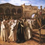 Margherita Pusterla s'incammina al patibolo di Filippo Carcano