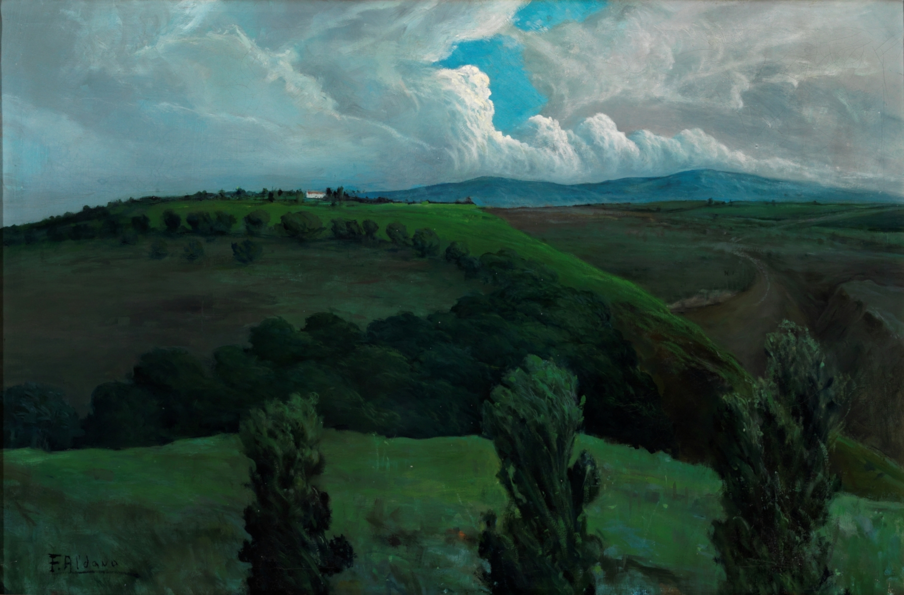 Paisaje di Francisco de Paula Aldana Montes