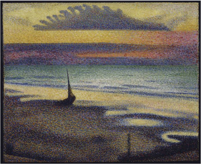Spiaggia a Heist di Georges Lemmen