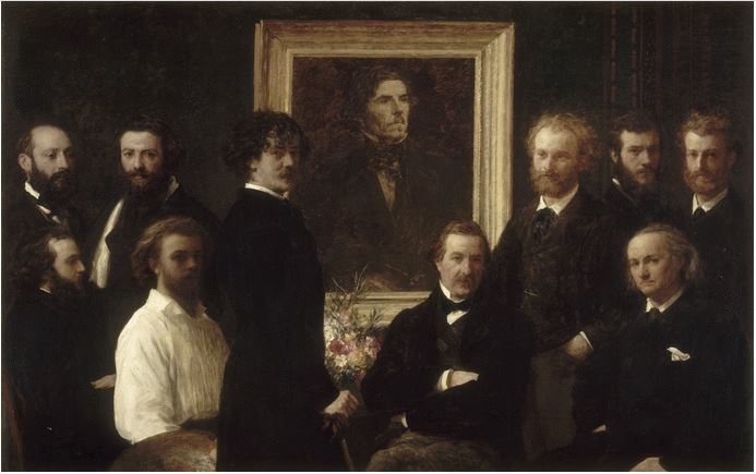 Omaggio a Delacroix di Henri Fantin-Latour