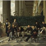 Il balcone del Cercle de la rue Royale di James Tissot