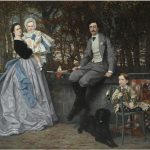 Ritratto del marchese e della marchesa de Miramon e dei loro figli di James Tissot