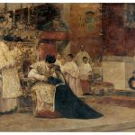 Los padres del celebrante después de la misa nueva di José Alcázar Tejedor