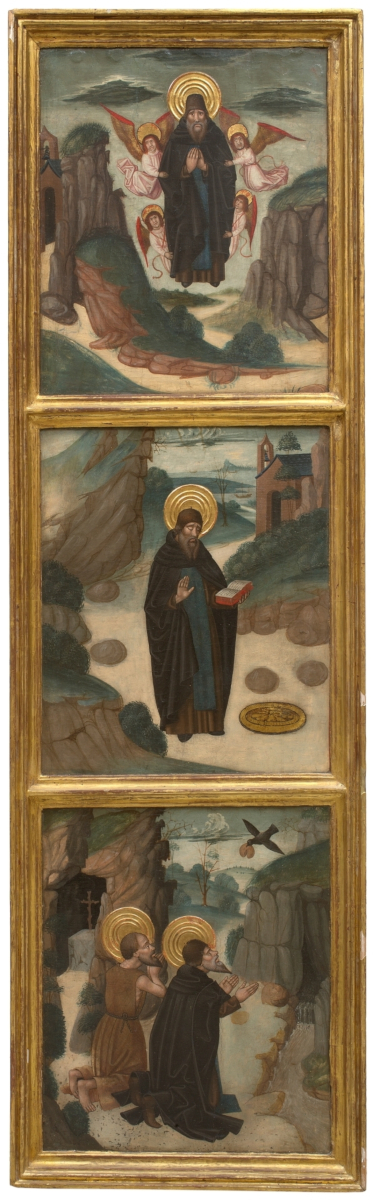 Scene della vita di Sant'Antonio Abate (Escenas de la vida de San Antonio Abad) di Juan de la Abadía el Viejo
