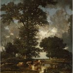 Lo stagno con querce di Jules Dupré