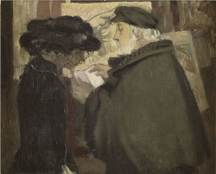Degas e la sua modella di Maurice Denis