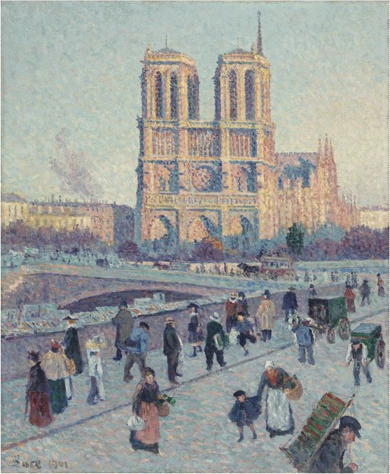 Il quai Saint Michel e Notre-Dame di Maximilien Luce