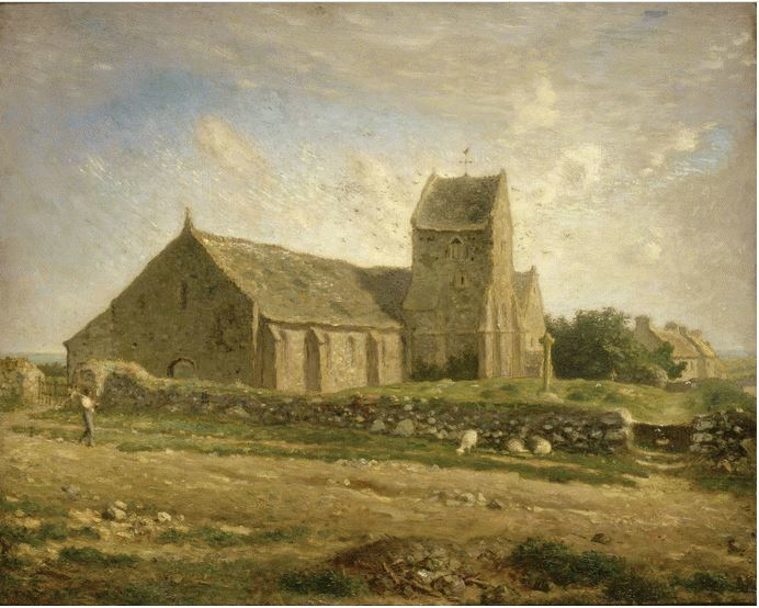 La chiesa di Gréville di Jean-François Millet