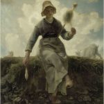 La filatrice di Jean-François Millet