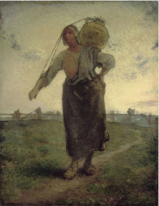 Lattaia normanna di Jean-François Millet