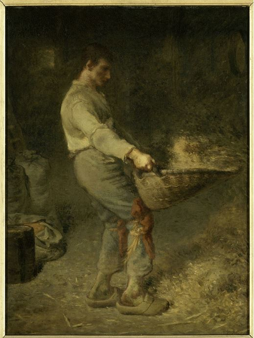 Uno Spulatore di Jean-François Millet