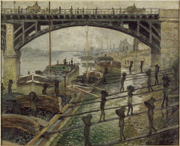 I carbonai di Claude Monet