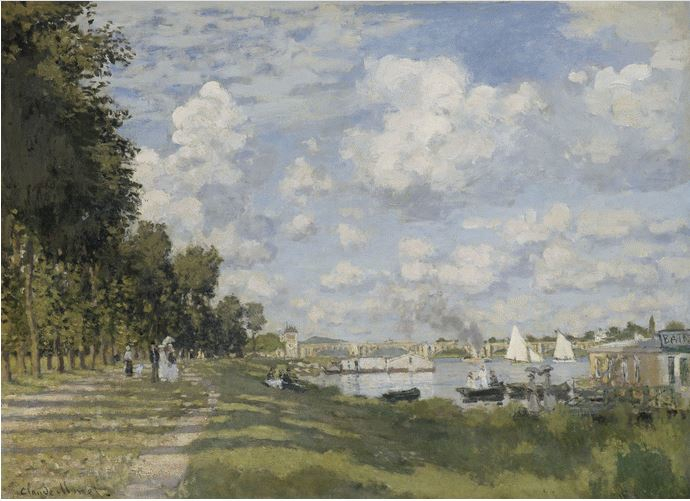 TstPulvirenti MsOrsay L'insenatura di Argenteuil di Claude Monet