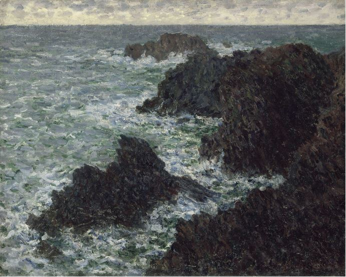 Gli scogli di Belle-Ile, la Côte sauvage di Claude Monet